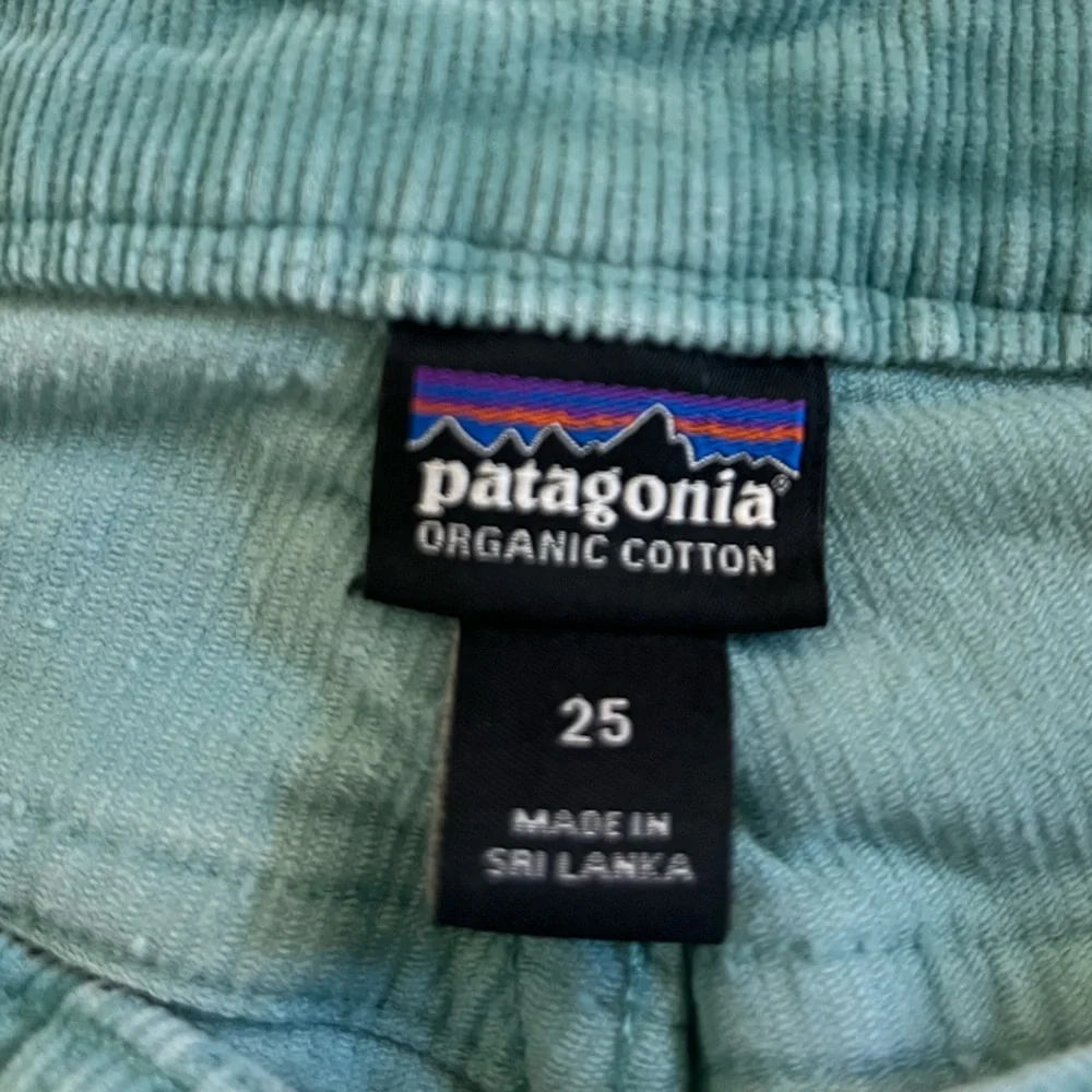 Patagonia Organic Cotton Teal Corduroy Pants - Picture 3 of 3